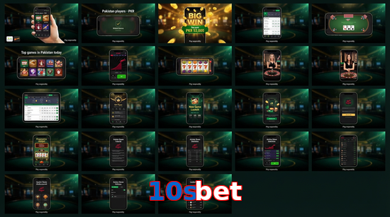 Main screen of 10Sbet bet page for PK players