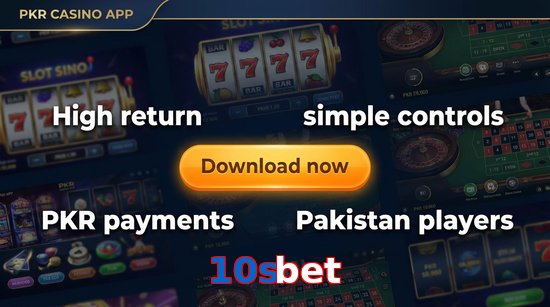 Main screen of 10Sbet gamedownload page for PK players
